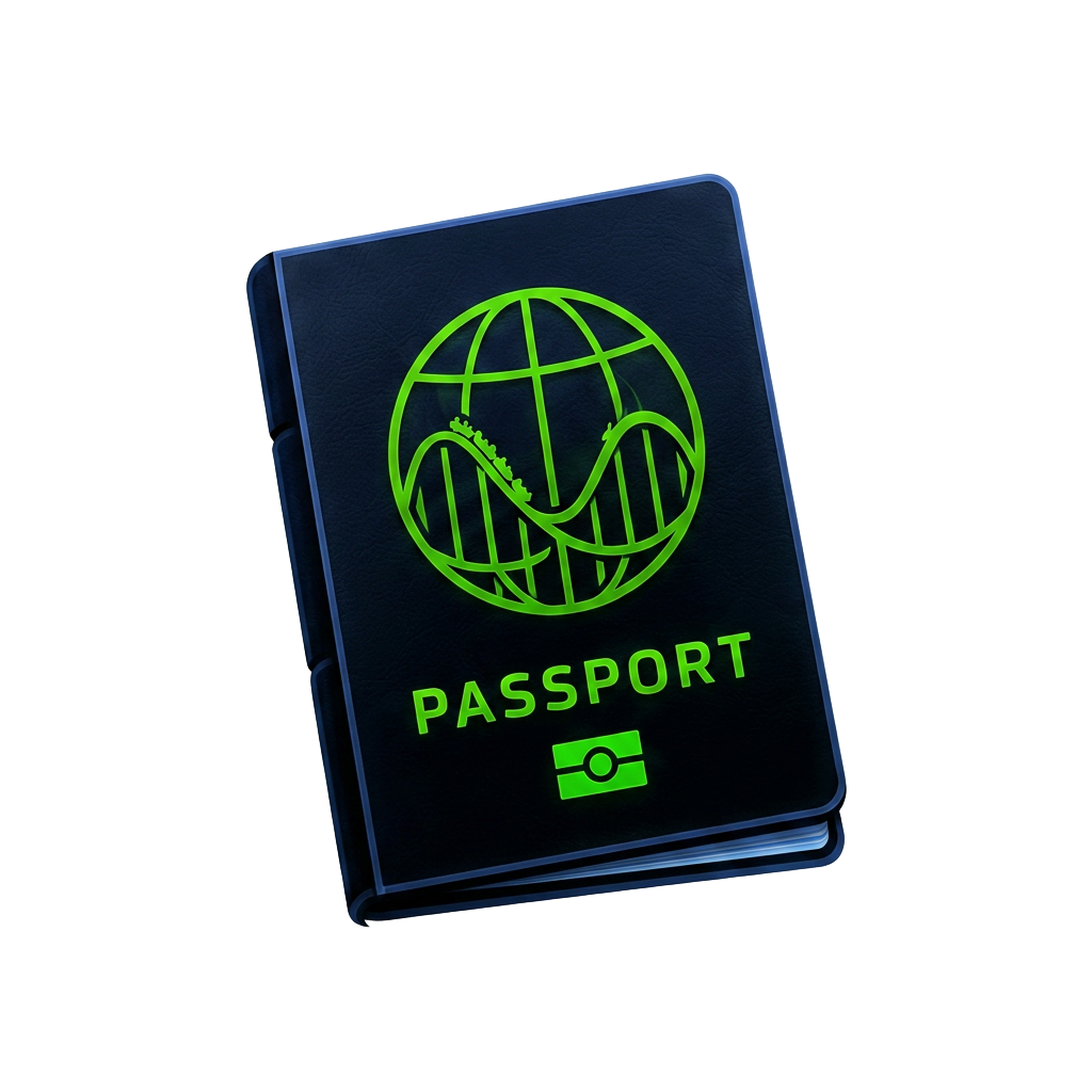 Coaster Passport booklet